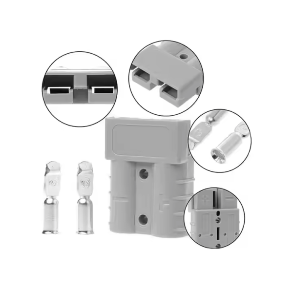 thumbnail image 2 of 120 FOR Anderson Plugs 16-25mm2 Cable Terminal Forklift Battery Power Connector Plastic 120A For Anderson Plugs 63*45mm 2 of 11